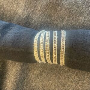 Chan Luu Elegant Pearl & Warm Brown Bracelet